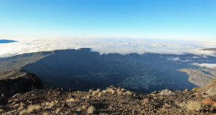 Vu depuis le sommet du Piton des Neiges